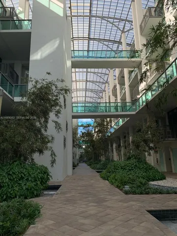 a front view of a building