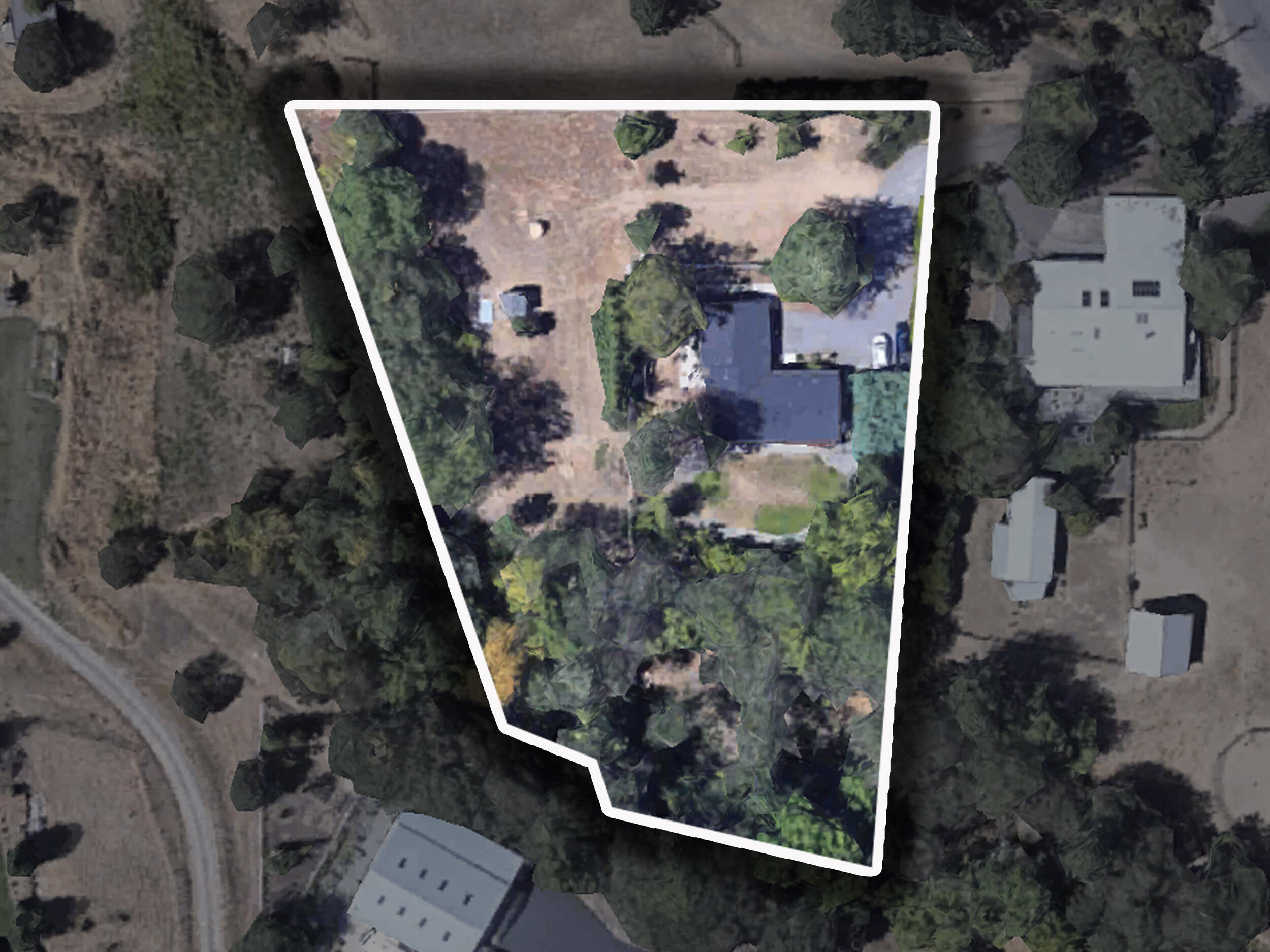 3583 Ross Lane Central Point, OR 97502 - Photo 51 of 52 an aerial view of residential house with outdoor space