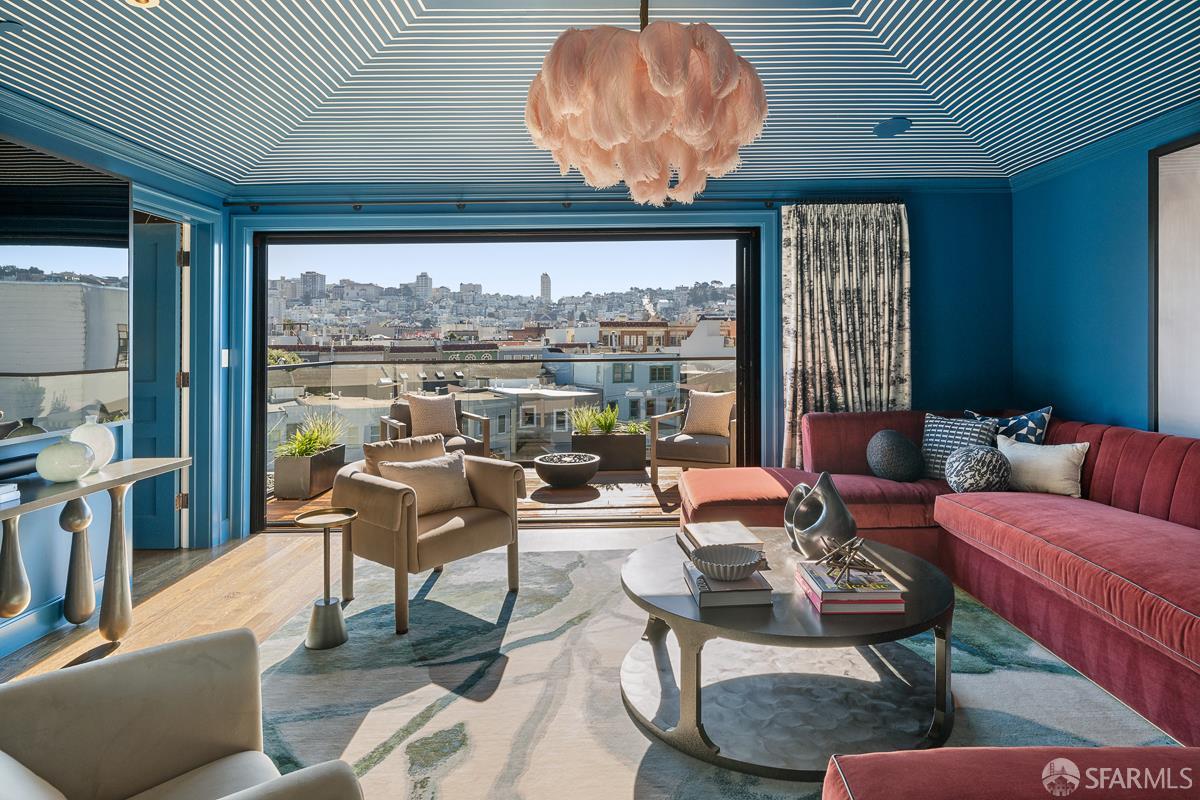 45 Capra Way San Francisco, CA 94123 - Photo 12 of 25 a living room with furniture and a large window