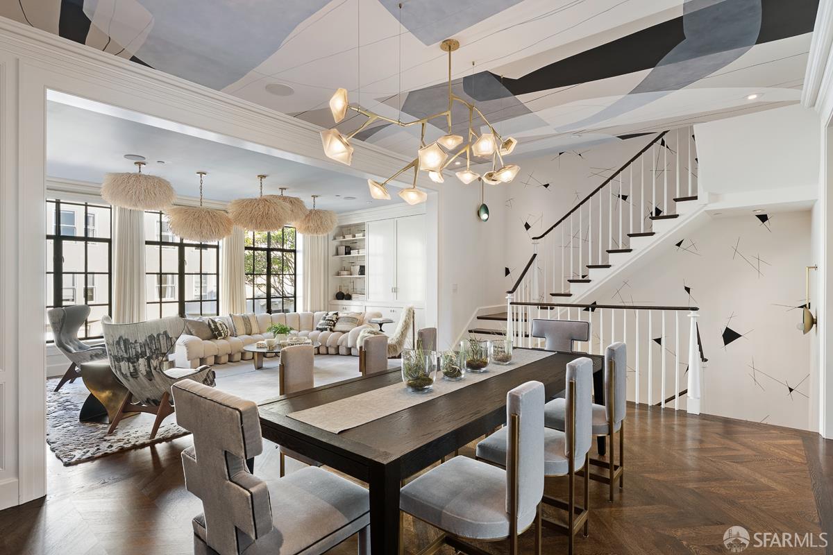 45 Capra Way San Francisco, CA 94123 - Photo 5 of 25 a view of a dining room with furniture window and wooden floor