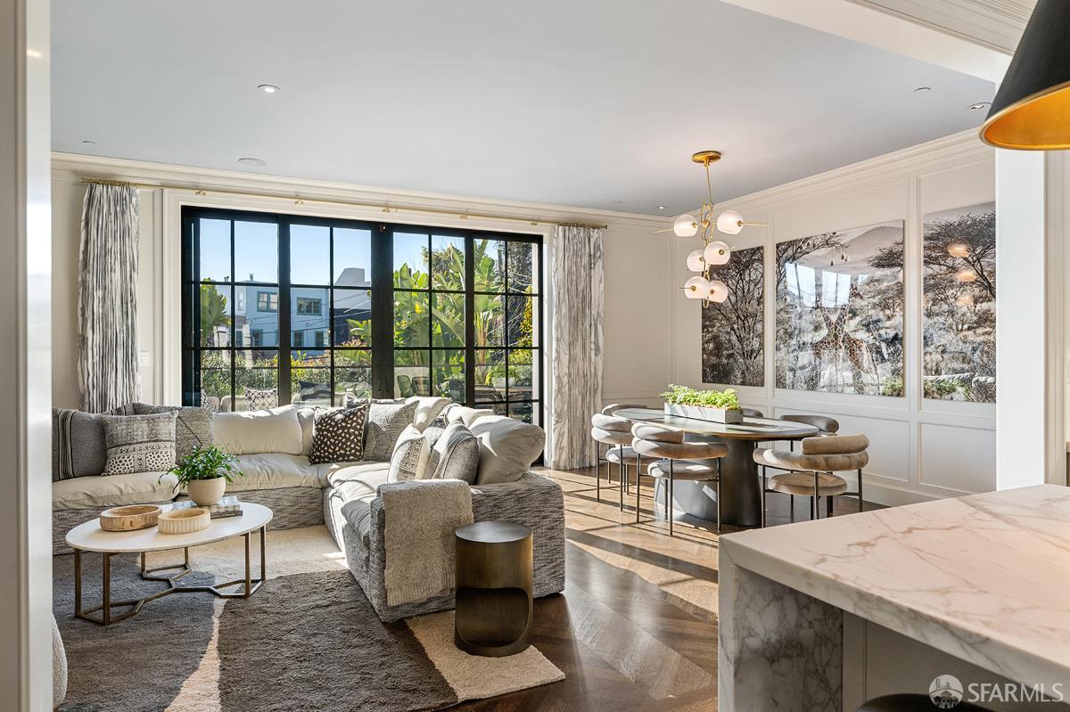 45 Capra Way San Francisco, CA 94123 - Photo 7 of 25 a living room with furniture and a large window