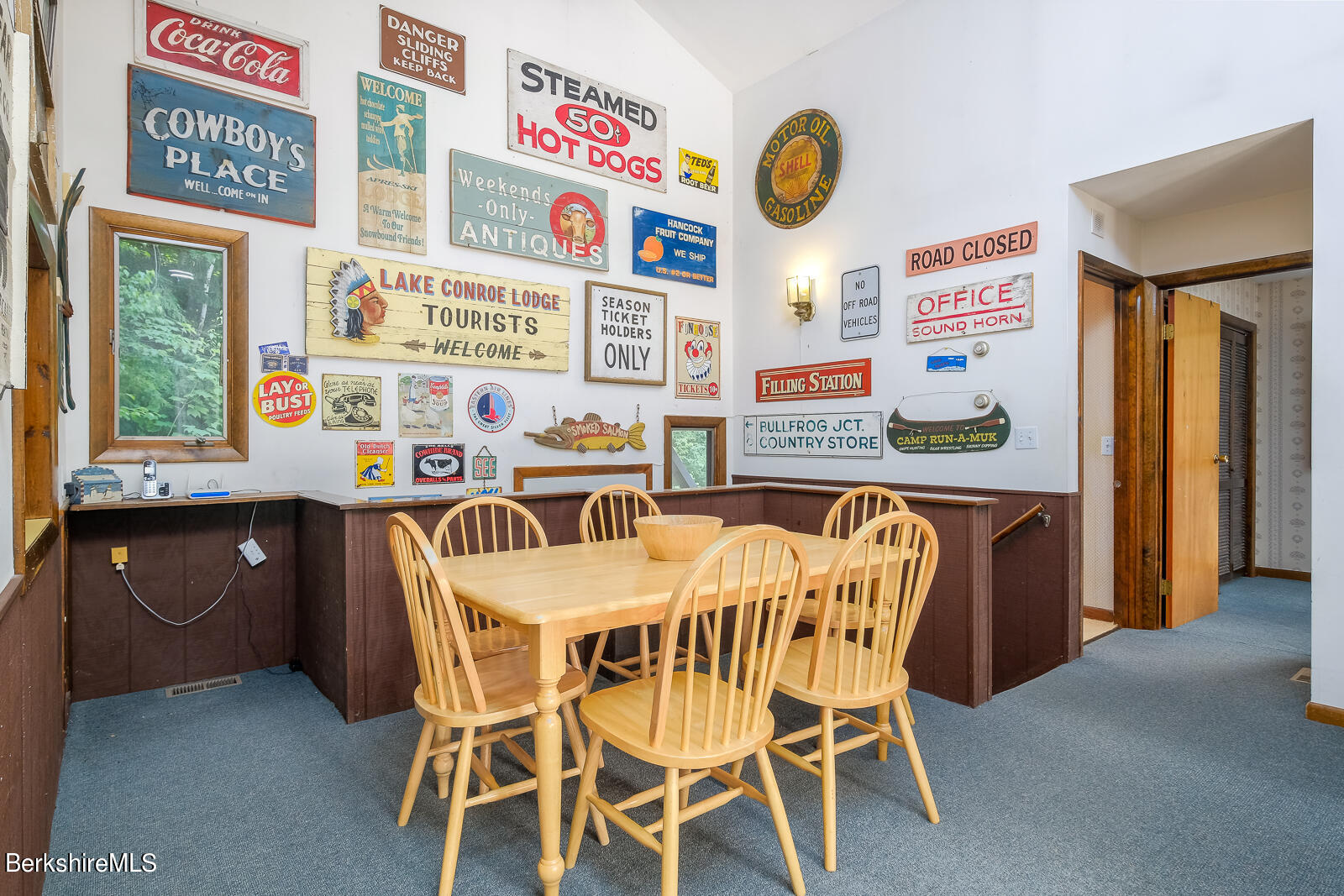 3023 Hancock Road Hancock, MA 01267 - Photo 13 of 23 a dining room with a table and chairs