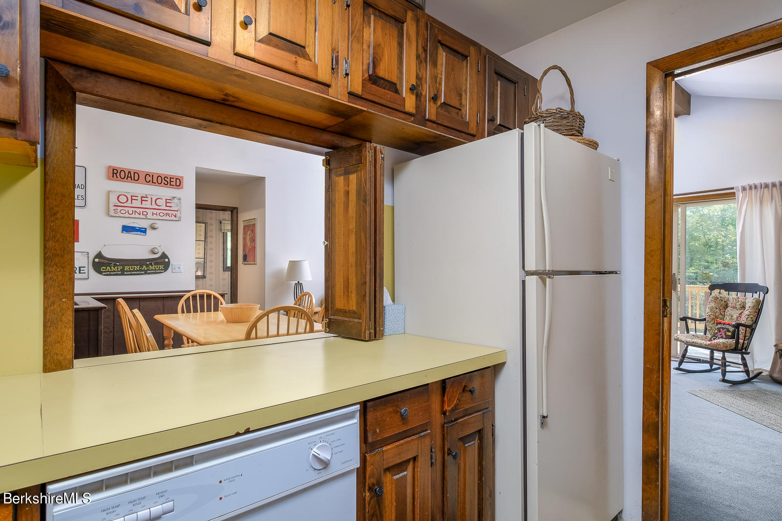 3023 Hancock Road Hancock, MA 01267 - Photo 16 of 23 a kitchen with a refrigerator and a sink
