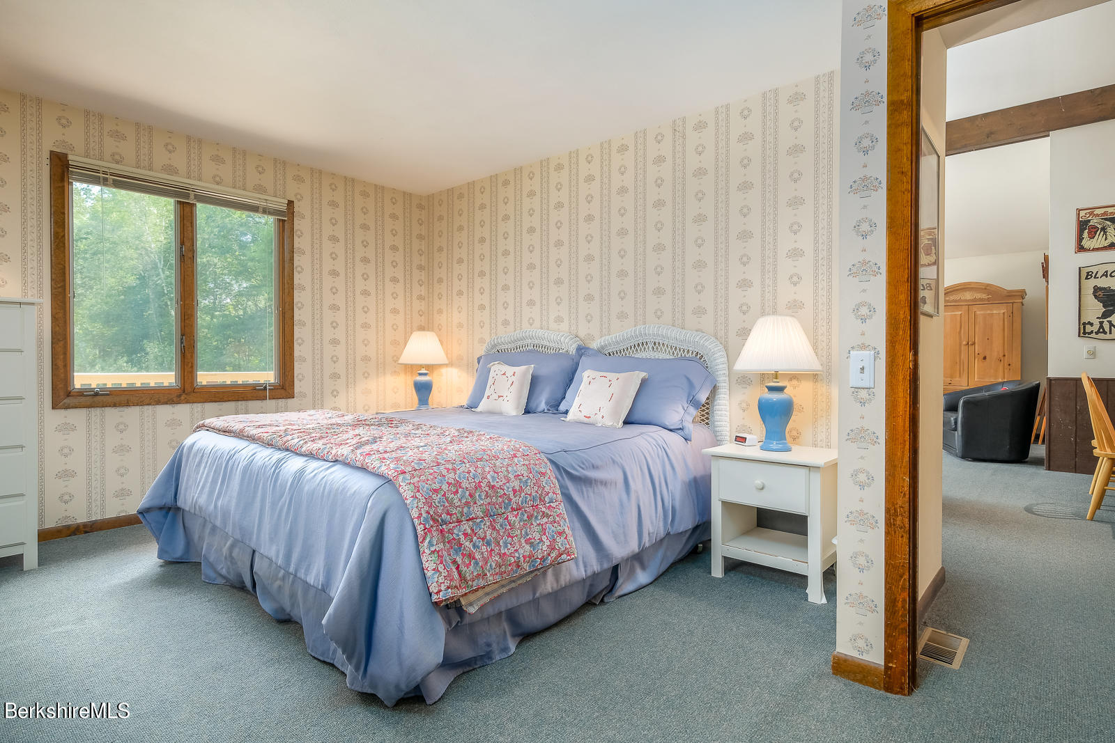 3023 Hancock Road Hancock, MA 01267 - Photo 17 of 23 a bedroom with a bed and a large window