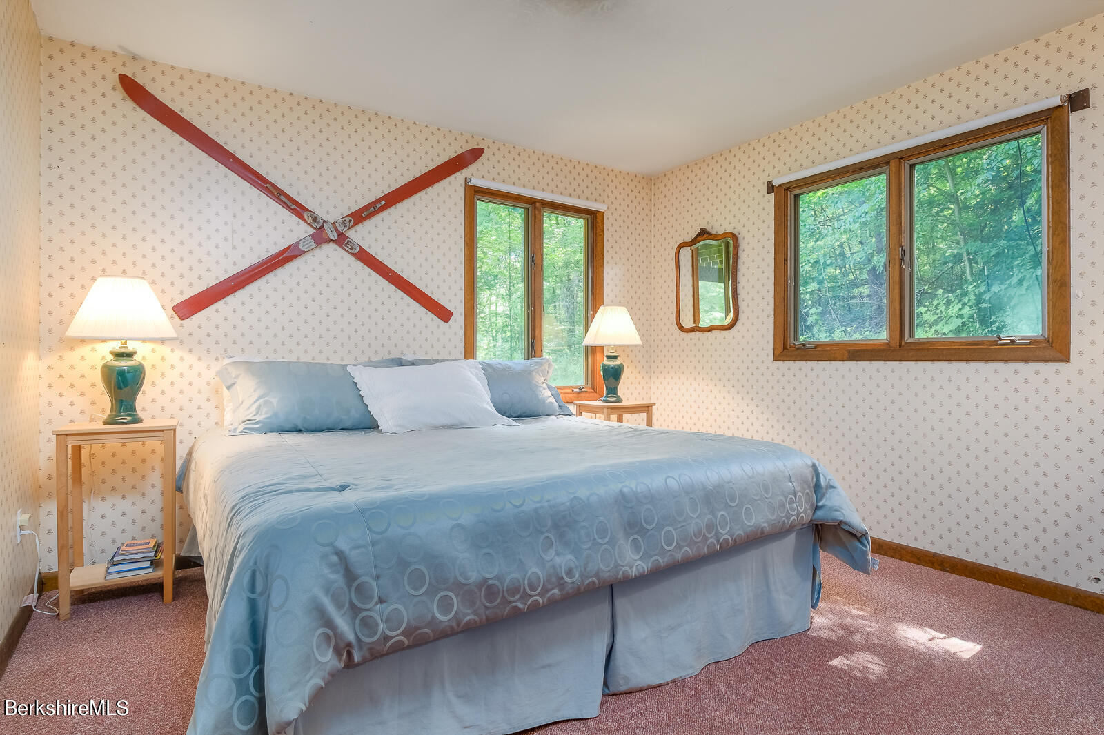 3023 Hancock Road Hancock, MA 01267 - Photo 20 of 23 a bedroom with a bed and a painting on the wall