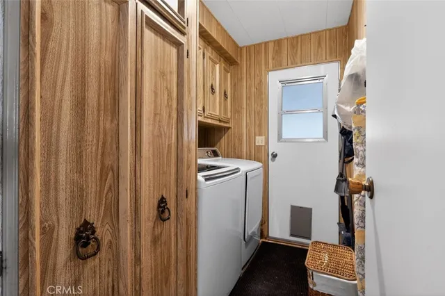 a view of a storage room