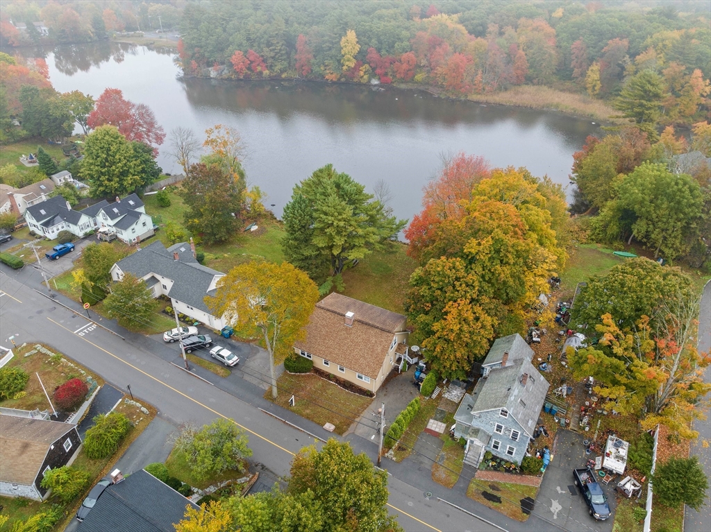 250-252 Mechanic Street Canton, MA 02021 - Photo 35 of 42 an aerial view of a house with a lake view