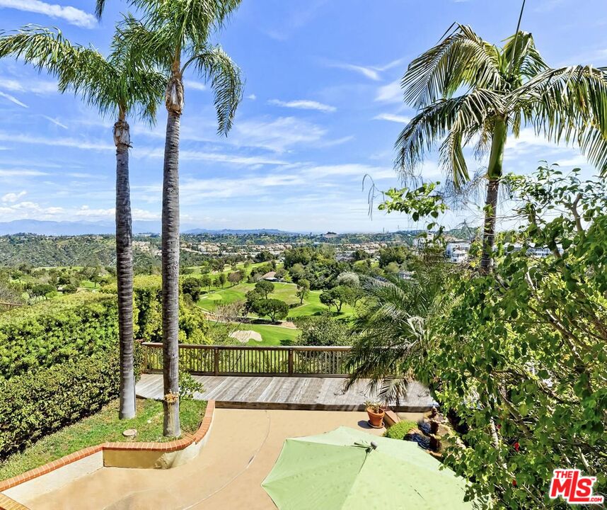 2286 Canyonback Road Los Angeles, CA 90049 - Photo 17 of 40 a view of a yard with palm trees