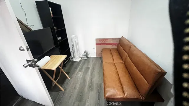 wooden floor with furniture