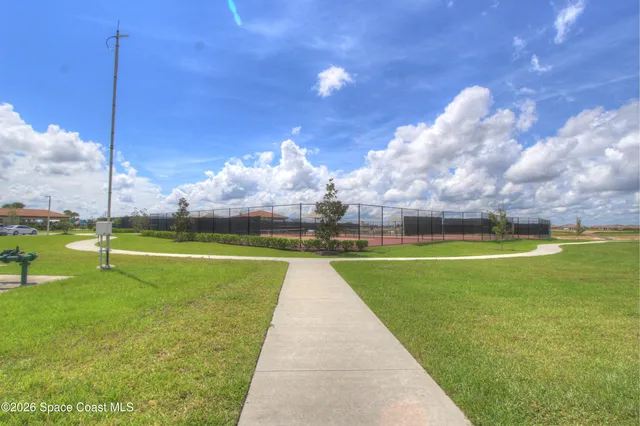 a view of city from a balcony