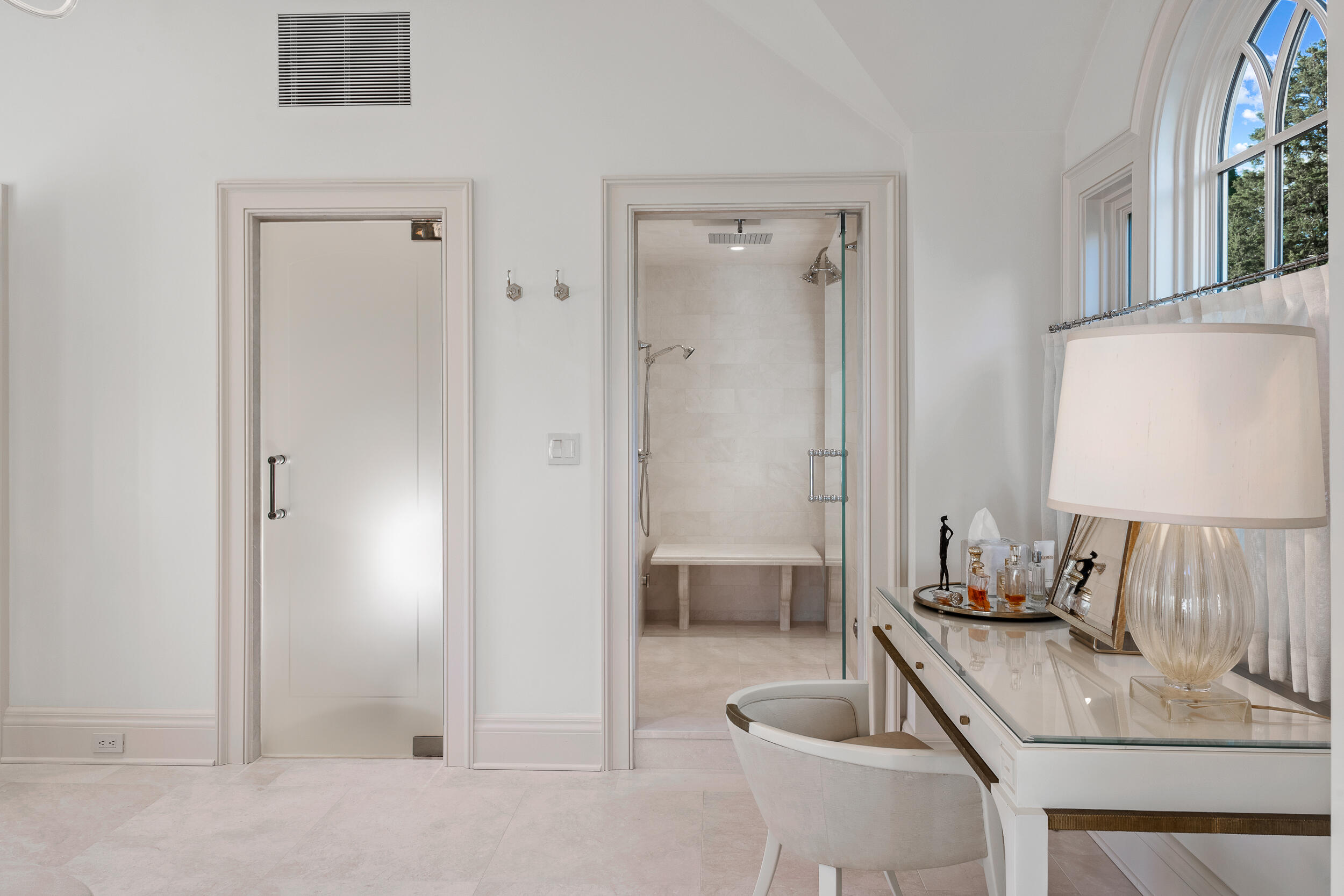 1024 Smith Ridge Road New Canaan, CT 06840 - Photo 25 of 40 a room with a table and a mirror