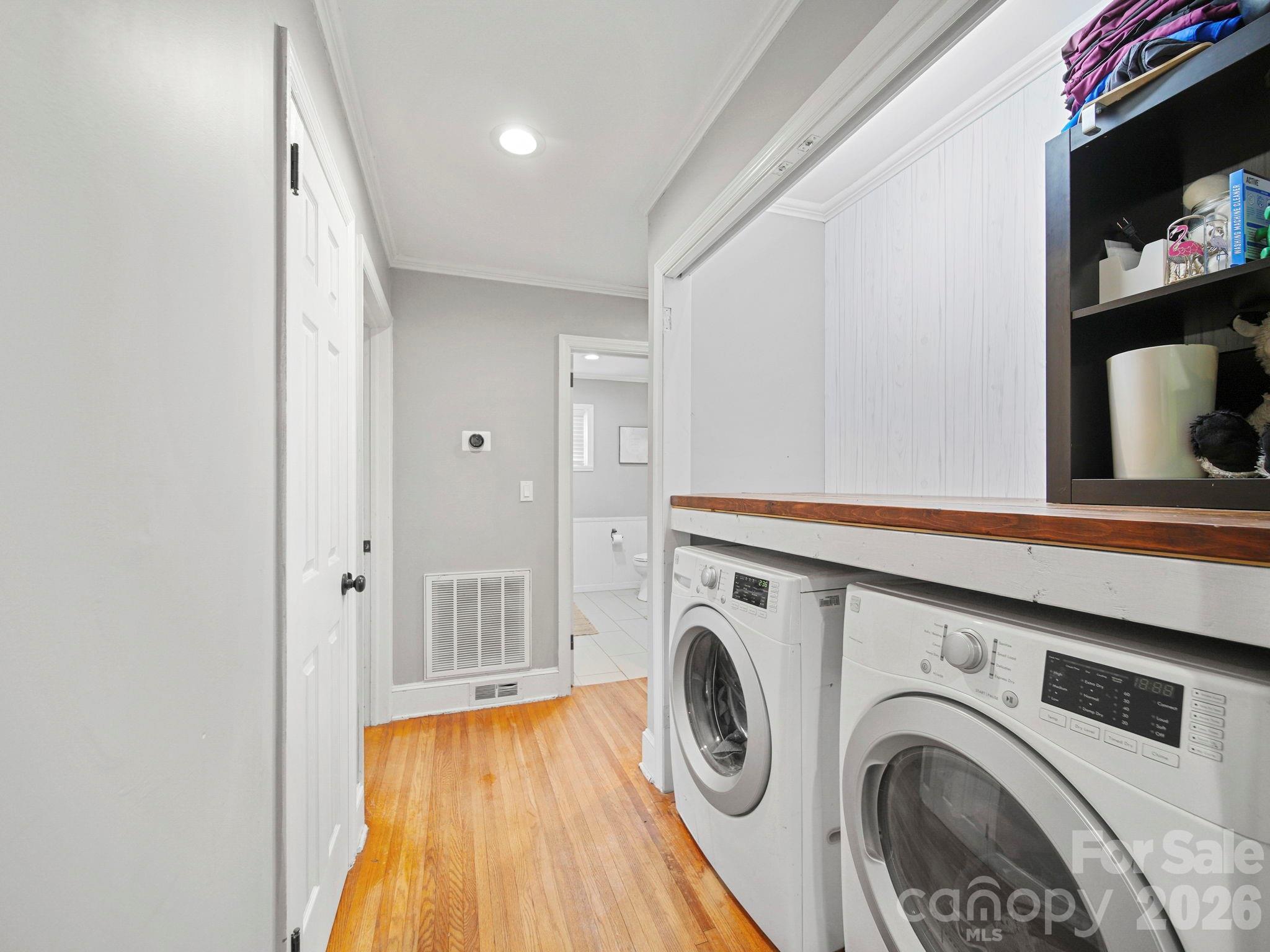 201 North Beverly Drive Locust, NC 28097 - Photo 23 of 36 a view of livingroom with washer and dryer