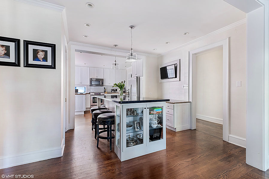 480 Sheridan Road Winnetka, IL 60093 - Photo 8 of 29 a view of kitchen with stainless steel appliances granite countertop a refrigerator and a stove top oven