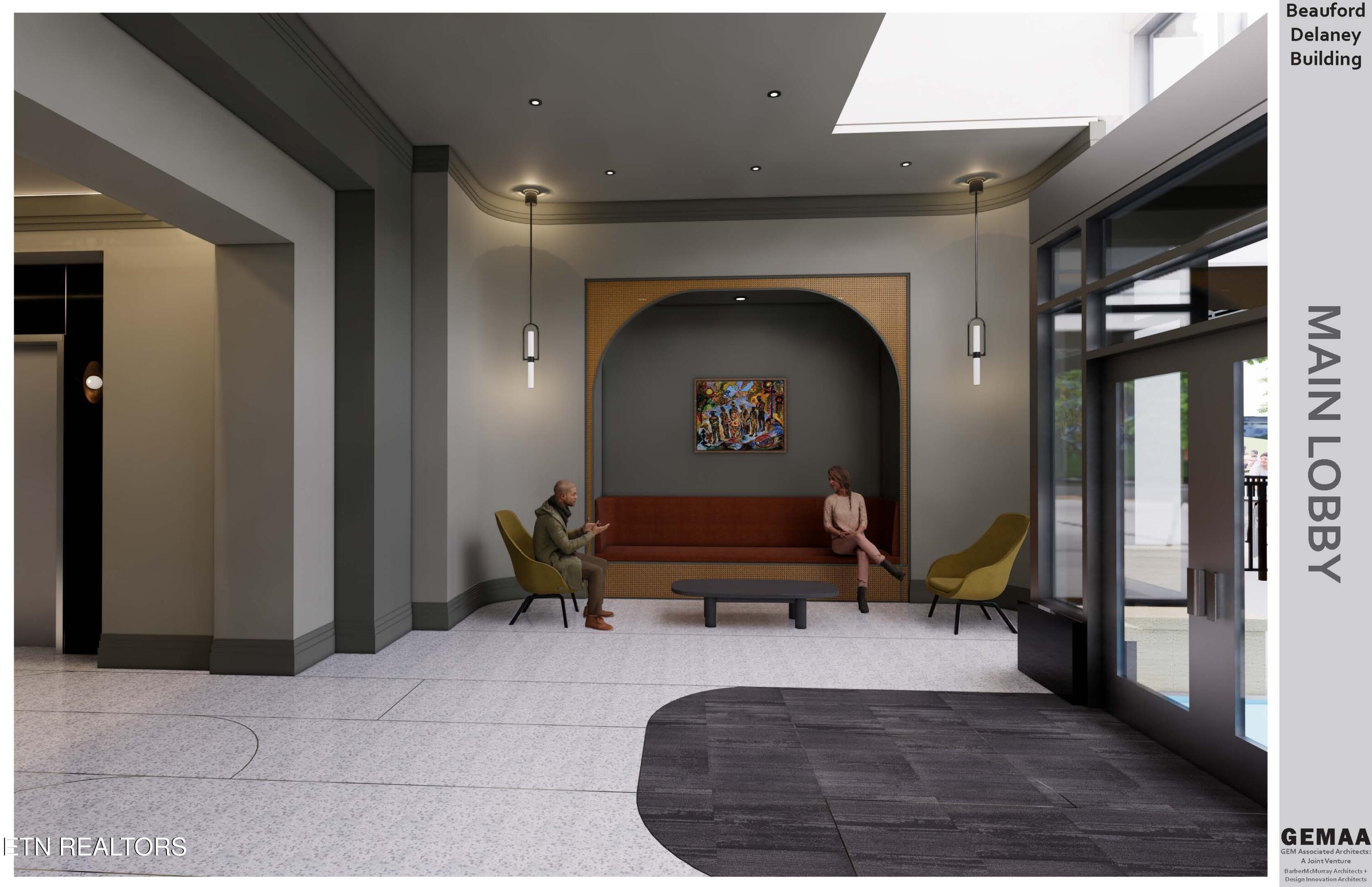 122 Stadium Way, Unit 710 Knoxville, TN 37915 - Photo 8 of 13 Beauford Delaney Building - Main Lobby_P