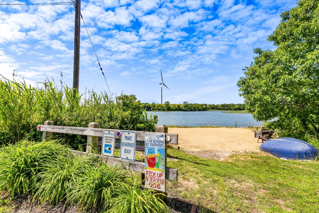 34 Cliff Road Hingham, MA 02043 - Photo 21 of 24 a view of a garden with an outdoor space