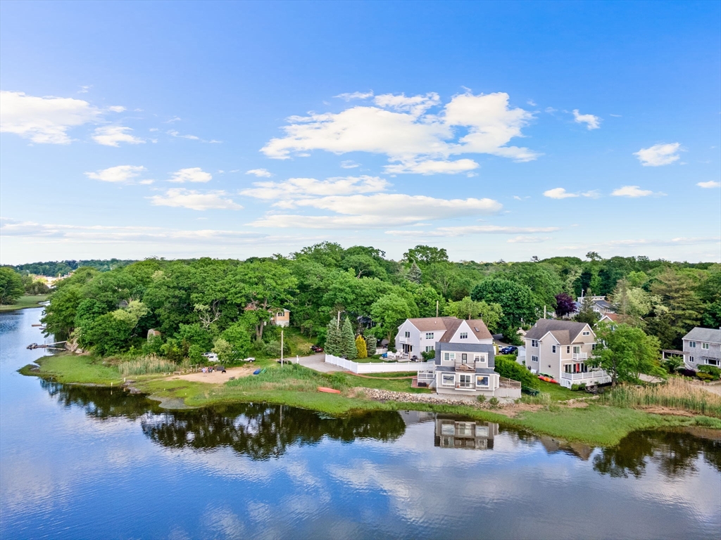 34 Cliff Road Hingham, MA 02043 - Photo 24 of 24 a view of a house with a yard and lake view