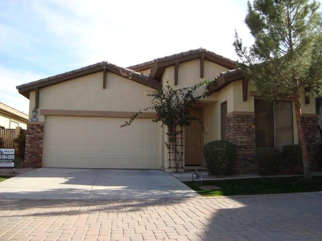 1857 West Periwinkle Way Chandler, AZ 85248 - Photo 8 of 25 Front of house with brick street front