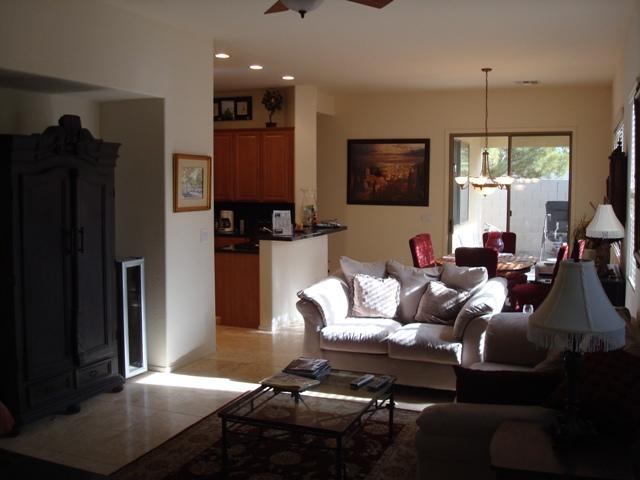 1857 West Periwinkle Way Chandler, AZ 85248 - Photo 10 of 25 Open living room w/ 9'+ ceilings