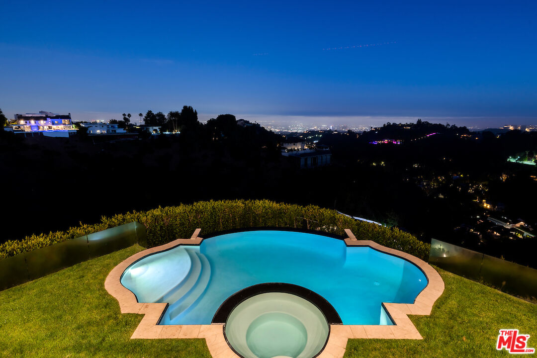 10932 Savona Road Los Angeles, CA 90077 - Photo 72 of 72 swimming pool with mountain view