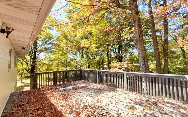 a view of a wrought fence