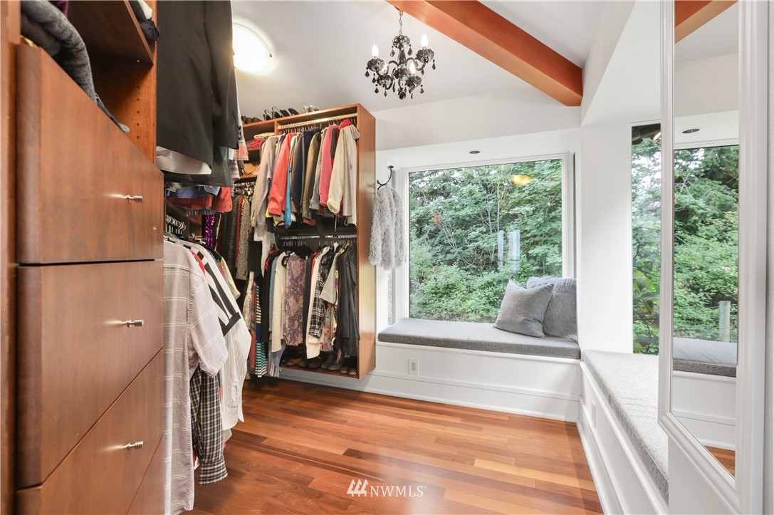 711 Briar Road Bellingham, WA 98225 - Photo 19 of 40 a view of walk in closet with clothes and shoes
