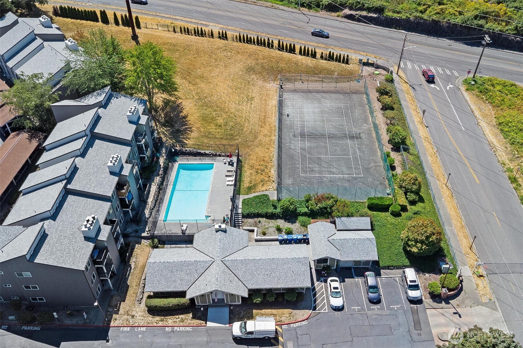 2020 Grant Avenue South, Unit B201 Renton, WA 98055 - Photo 19 of 20 an aerial view of a building with outdoor space