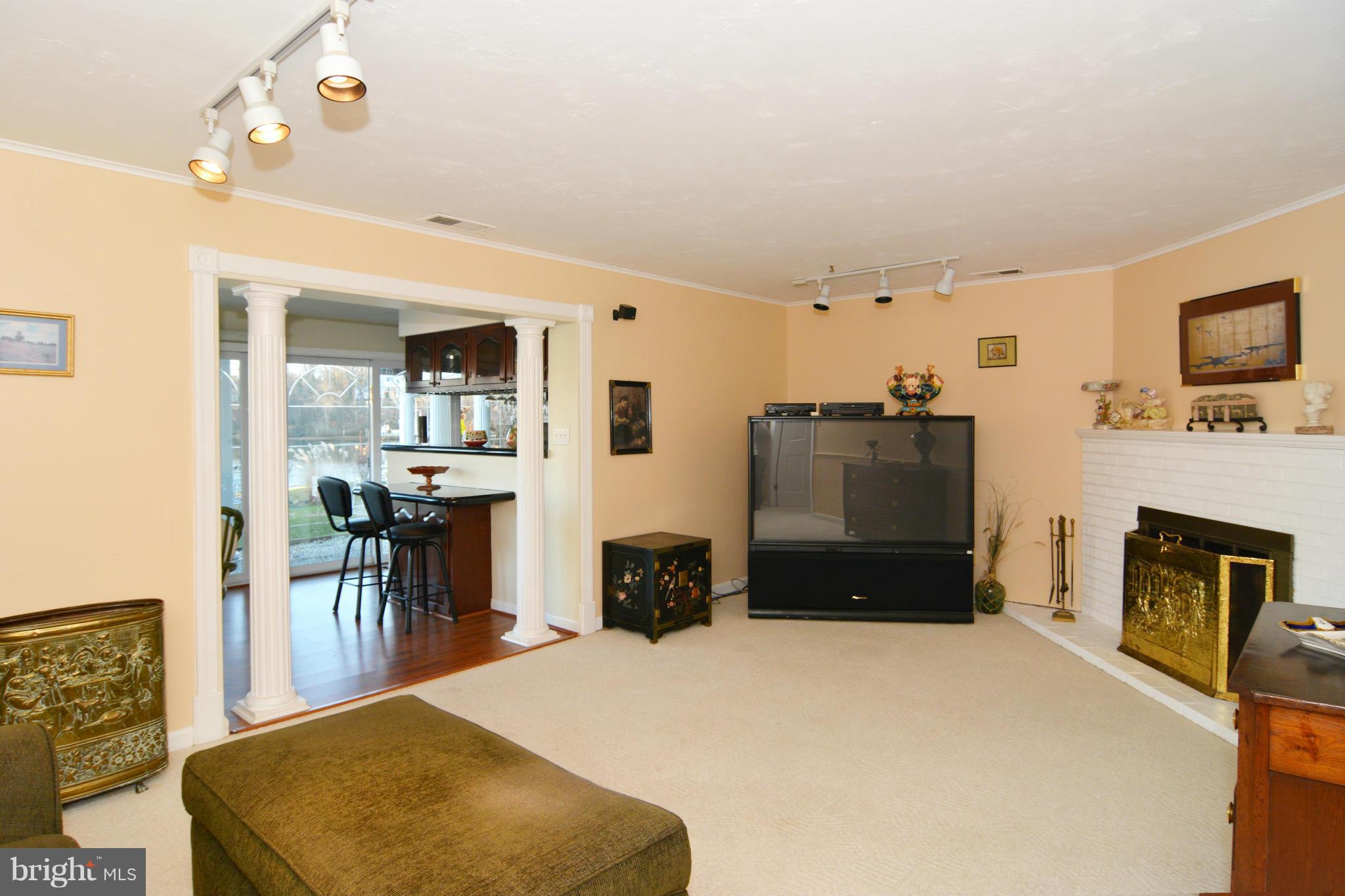 230 Kirkley Road Annapolis, MD 21401 - Photo 18 of 30 Family Room With Fireplace in Lower Level