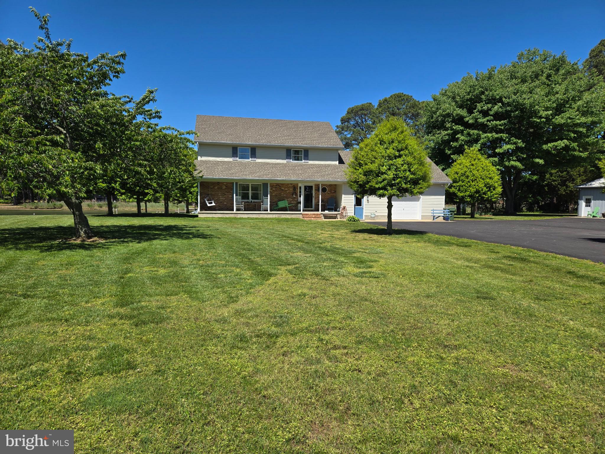 8684 Sewell Point Road Wittman, MD 21676 - Photo 9 of 18 Front yard (property is 1.92-acres