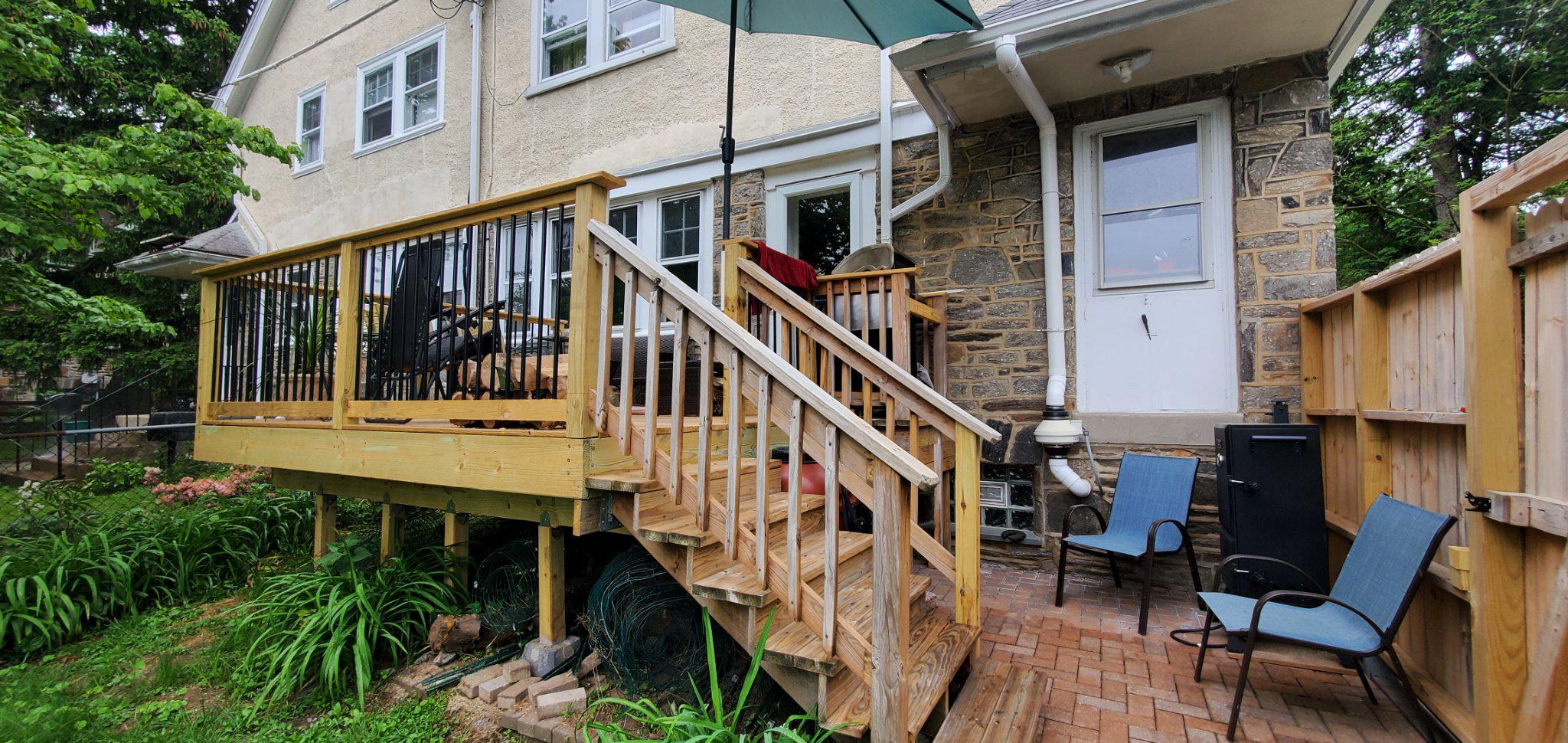 15 Cornell Road Bala Cynwyd, PA 19004 - Photo 24 of 24 Back deck and brick patio