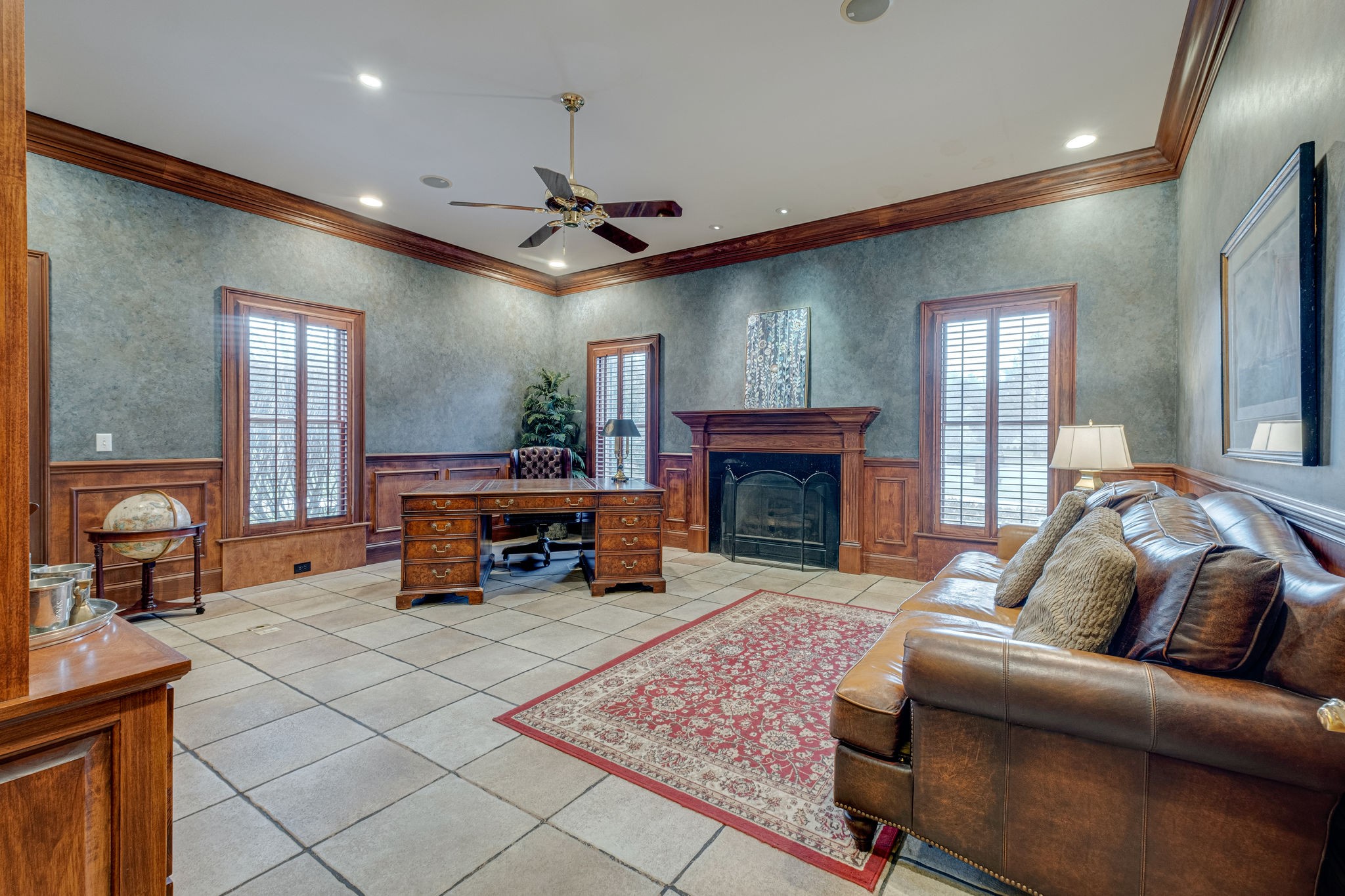 1727 Shagbark Trail Murfreesboro, TN 37130 - Photo 16 of 32 a living room with furniture and a fireplace