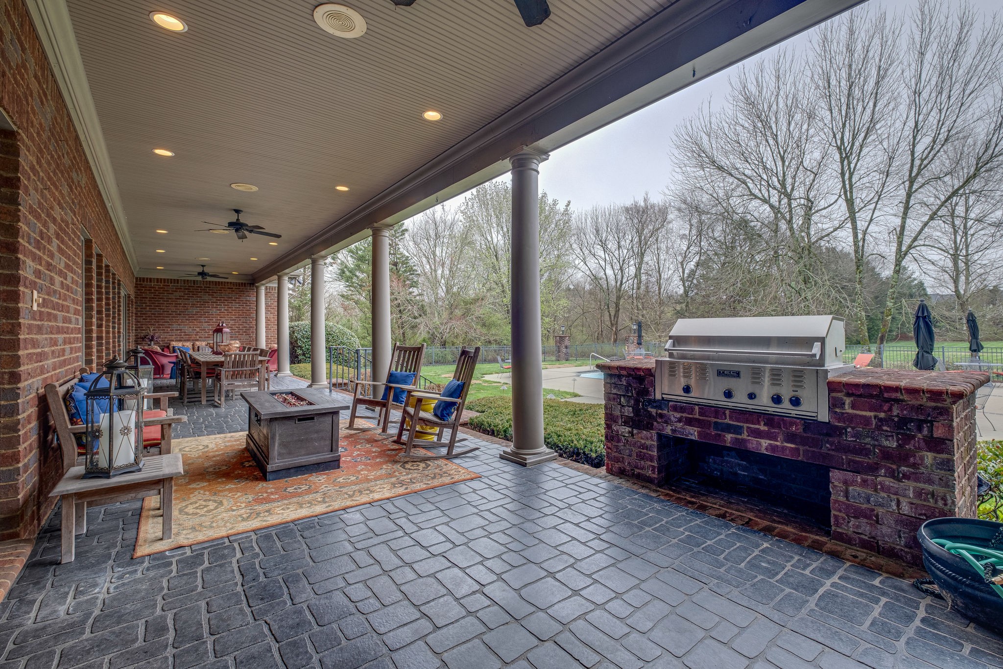1727 Shagbark Trail Murfreesboro, TN 37130 - Photo 26 of 32 a living room with furniture and a fireplace