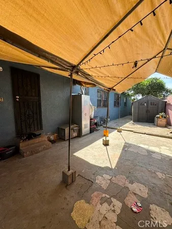 a outdoor space with a patio