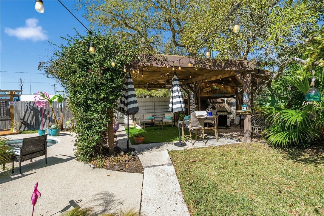 607 Chaparral Street Fulton, TX 78382 - Photo 29 of 40 a view of outdoor space yard and patio