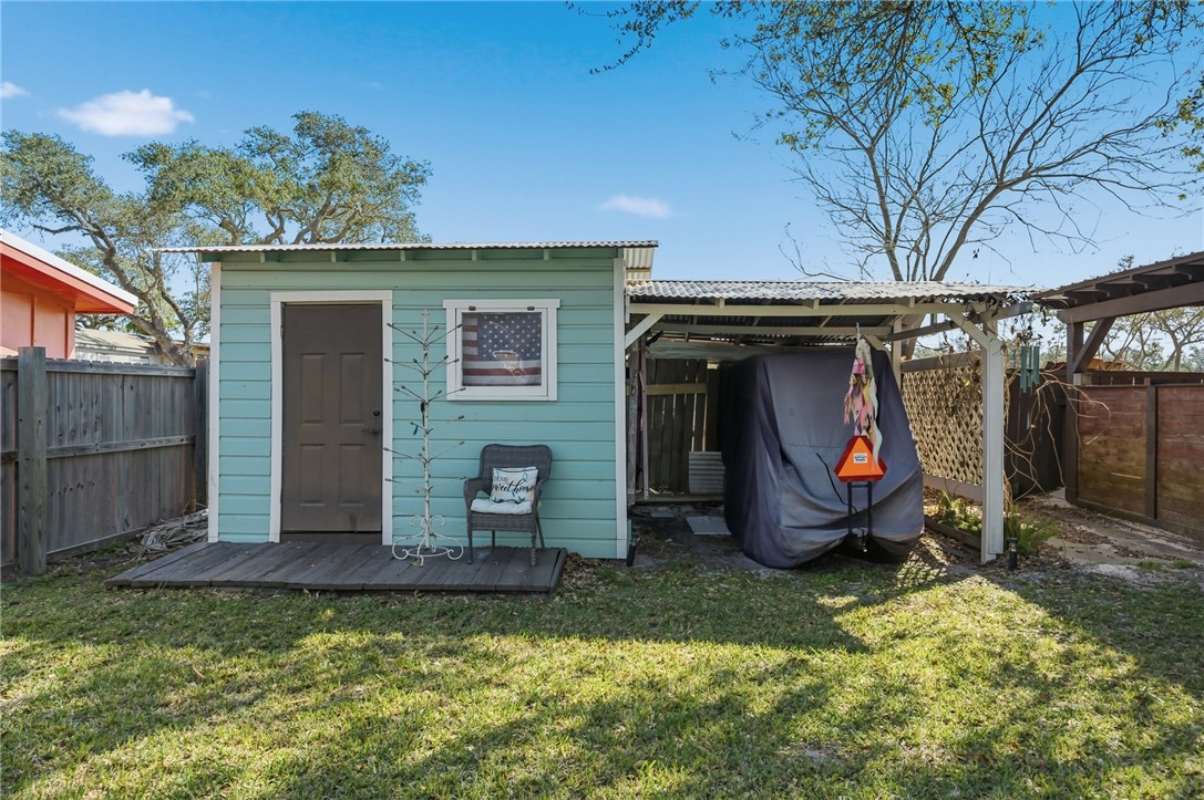 607 Chaparral Street Fulton, TX 78382 - Photo 34 of 40 a view of outdoor space and yard