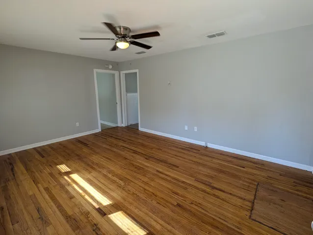 wooden floor in an empty room