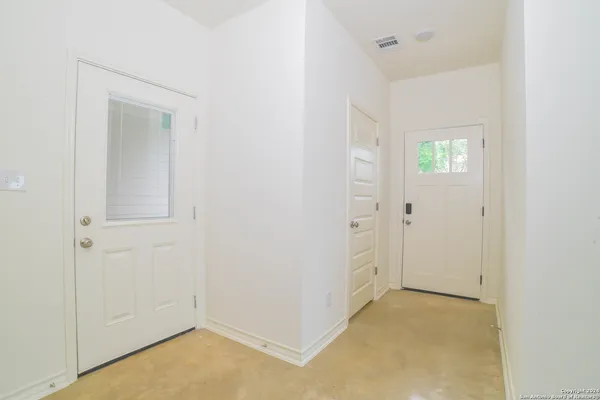 a view of an empty room