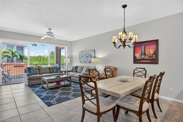 a view of a dining room and livingroom furniture