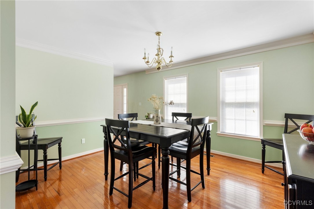 12716 Middlebrook Road Chester, VA 23831 - Photo 10 of 34 Dining area featuring hardwood / wood-style floors