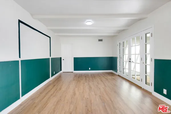 wooden floor in an empty room
