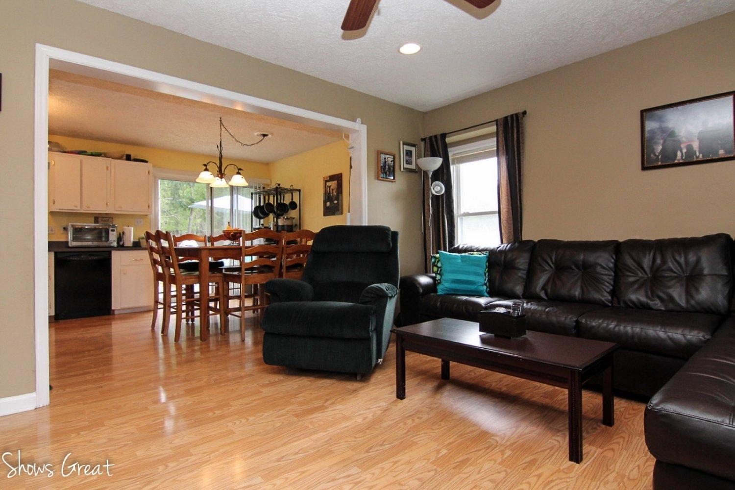 2973 Old Forge Road Callaway, VA 24067 - Photo 5 of 22 a living room with furniture a dining table and kitchen view