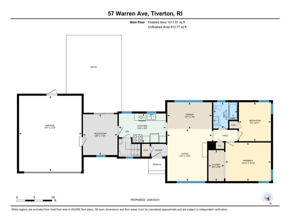 $439,000 | 57 Warren Avenue, Tiverton, RI 02878