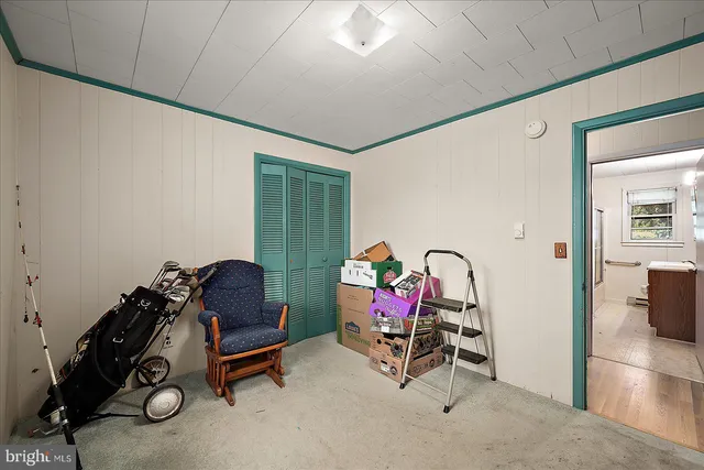 a view of wooden balcony with outdoor space