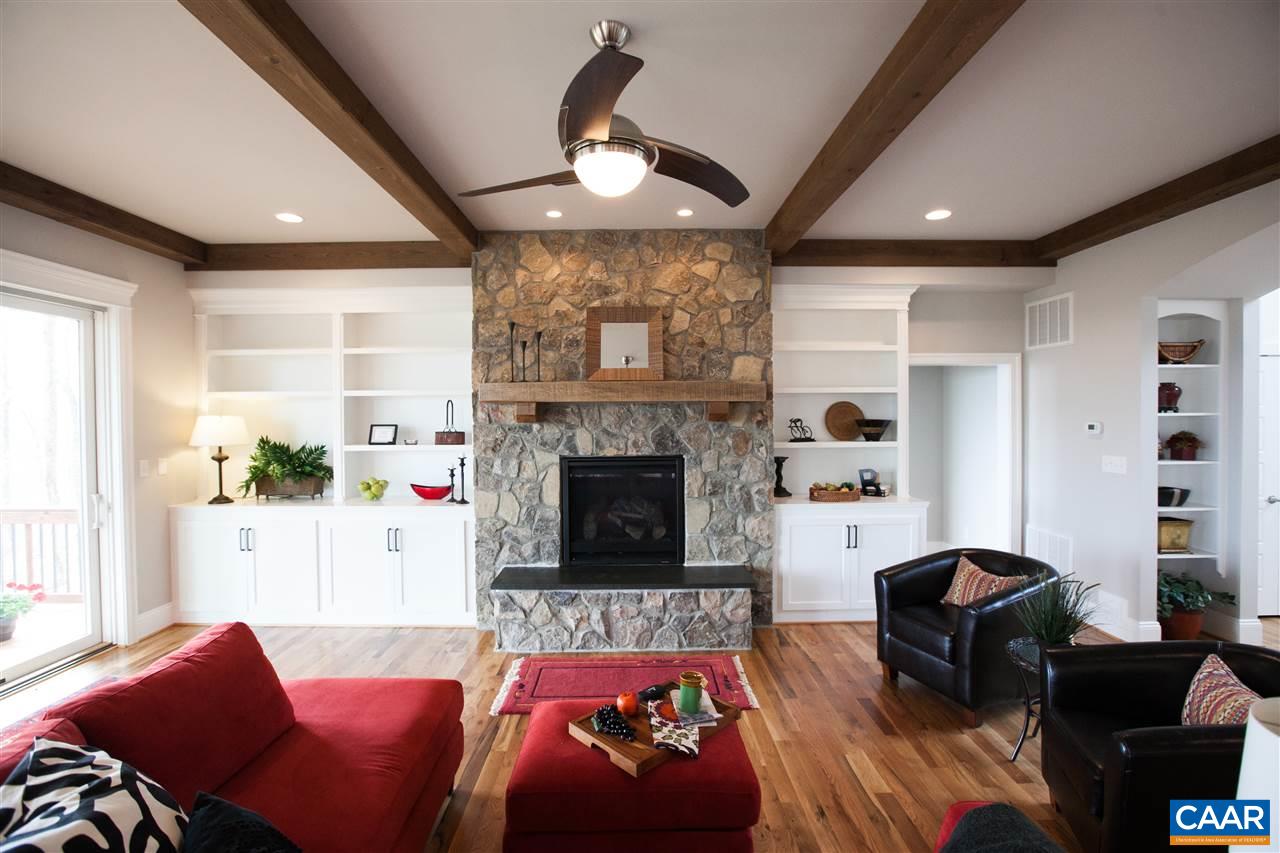 2486 Summit Ridge Trail Charlottesville, VA 22911 - Photo 5 of 47 a living room with furniture and a fireplace
