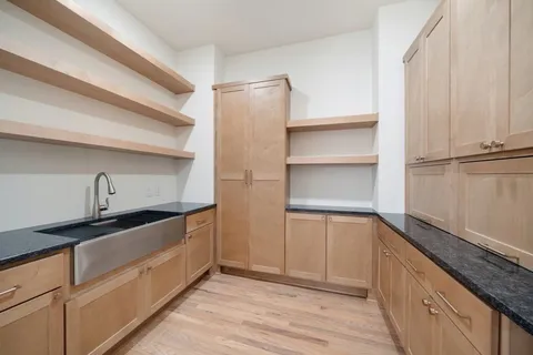 wooden floor in a room