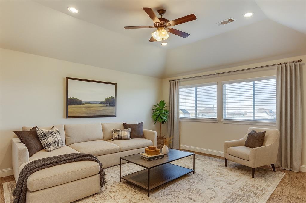 3012 Bold Ruler Road Celina, TX 75009 - Photo 8 of 13 Game room/family room on 2nd floor - virtually staged