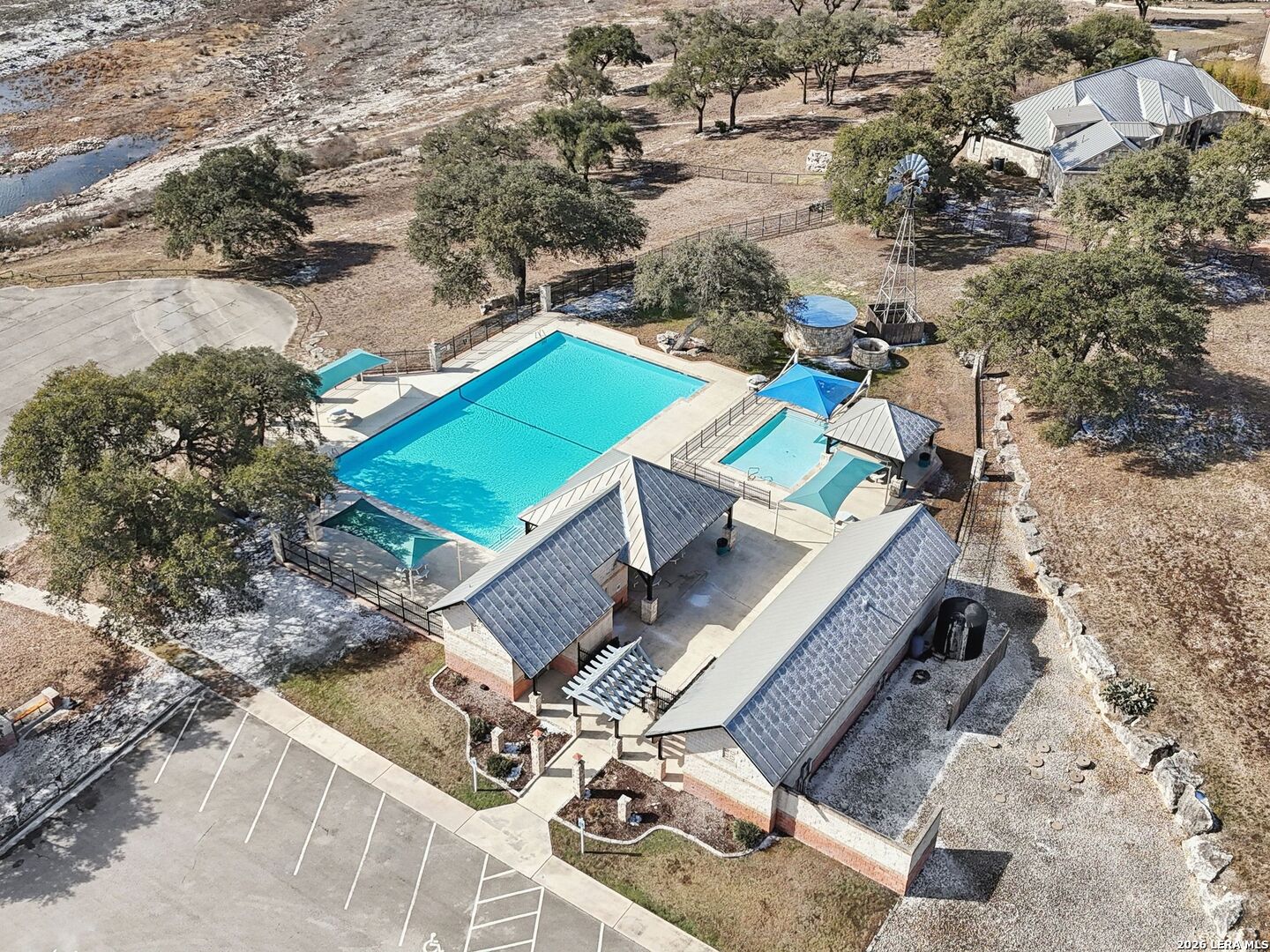 358 Toucan Drive Spring Branch, TX 78070 - Photo 28 of 30 an aerial view of a house with a swimming pool