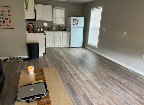 a room with storage and utility