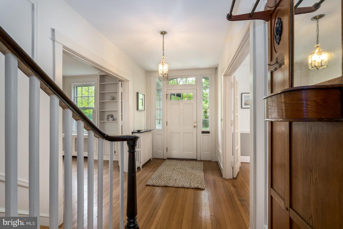 3947 Harrison Street Northwest Washington, DC 20015 - Photo 2 of 45 Entrance hall and vintage coat tree