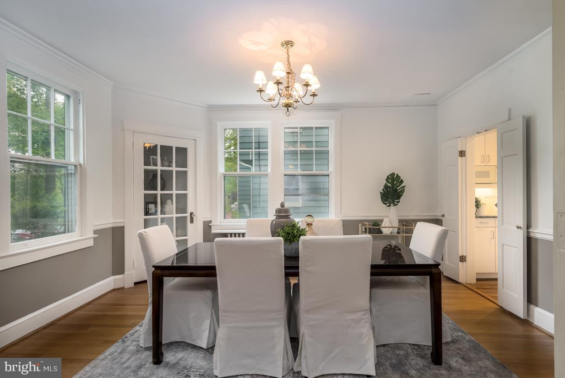 3947 Harrison Street Northwest Washington, DC 20015 - Photo 9 of 45 Dining room with china closet