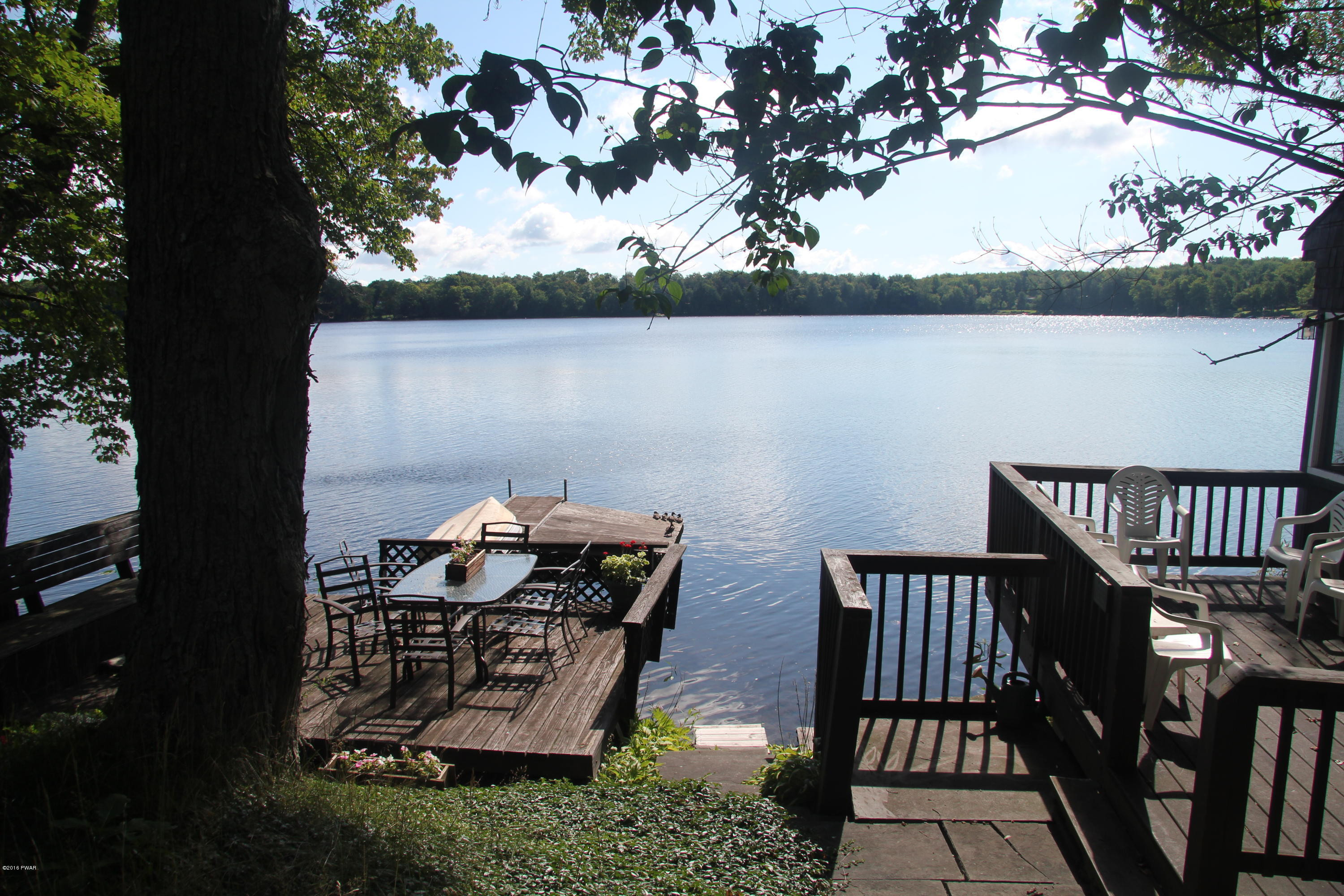 38 Coxton Lake Road Thompson, PA 18465 - Photo 2 of 22 Gazabo Deck and Boat Dock